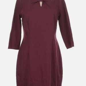 Talbots Burgundy Sheath Dress size Medium